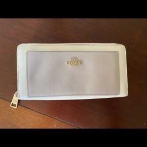 Coach zipper wallet